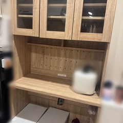 LOWYA 食器棚　ナチュラルの画像