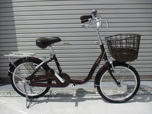 E393★限定特価★ 中古自転車 BS　アルミーユ　ワインレッド【20インチ　軽快車　LEDオートライト 】