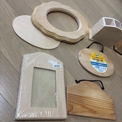 トールペイント木のプレート他の画像