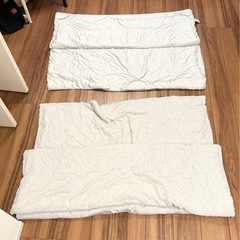 ニトリ！Nクール！両面使える肌布団！2枚セット！表⇨冷間接触生地！裏⇨ワッフル生地！の画像