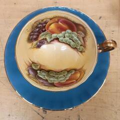 0720-091 ティーカップ＆ソーサー　Aynsley　Orchard Goldの画像