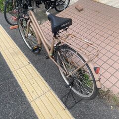 リサイクルショップどりーむ天保山店　No315 自転車　シティサイクル　26インチ　ギア切替付き🎵　LEDオートライト付き♪の画像