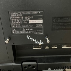 液晶テレビ　地デジのみの画像