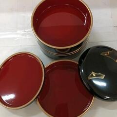 0720-109 丸重3段　皿付きの画像
