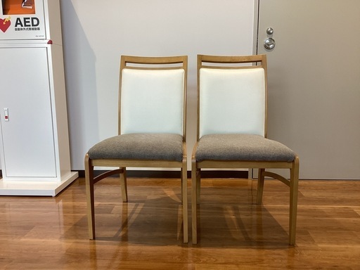 ダイニングチェア　2脚セット【町田市再生家具】　251188