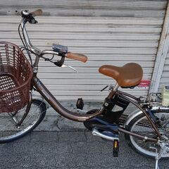 [Panasonic]ViVi・LIGHT(ビビ・ライト)20吋電動アシスト自転車 6.6Ahバッテリー+充電器(チョコブラウン)の画像