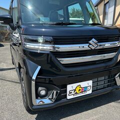 新車・新古車の自社ローン｜福岡・佐賀・長崎｜債務整理中、自己破産直後でも安心！　スズキ　スペーシアカスタム　R07年式の画像