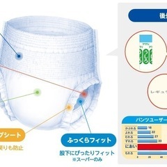 クレシア アクティ におわないのは良いパンツ スーパー フィット感アップ S×22枚入×4パック(合計88枚)の画像