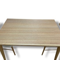 IDC 大塚家具 JUNNO3 ユノ3 ダイニングテーブル+チェア×2 幅120の画像