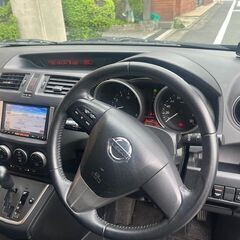 日産ラフェスタ ハイウェイスターＧ 2012　ＴＶナビＥＴＣ　ＦＯＧ　Ｂカメラ　左オートドア　ＢＬＵＥＴＯＯＴＨ　ＡＷ　４サイドセンサ　ＦＯＧ－ＨＩＤライト　スペアキーありの画像