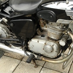 カワサキメグロSG 250cc レストアベース　書付の画像