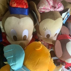 プーさん，ミッキー，ミニー，スヌーピー　ぬいぐるみ　11体　の画像