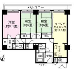 西武ヴイラ苗場9号館　3階　3LDK　無料　