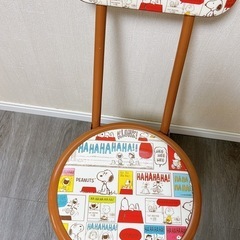 スヌーピー　折りたたみイスの画像