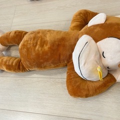 新品未使用　特大！おさるのジョージ　ぬいぐるみセットの画像