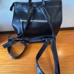 黒色ショルダーバッグ　ノーブランド
の画像
