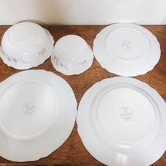 arcopal アルコパル　食器セット 5点　昭和レトロの画像
