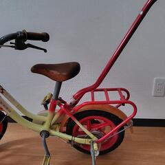 【終了】補助輪＆アシストバーセット！　アンパンマン自転車　12インチの画像