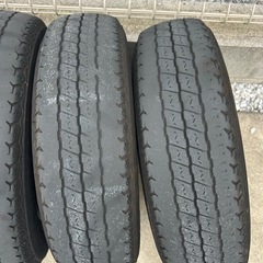 軽バン　タイヤアルミホイールセットの画像