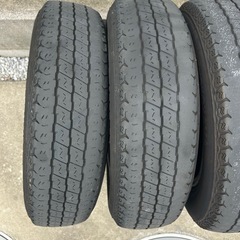 軽バン　タイヤアルミホイールセットの画像