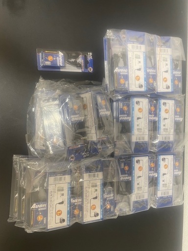 ラジオ用イヤホン（100個セット）