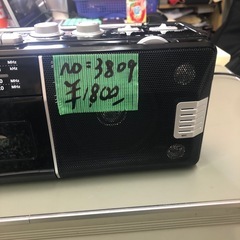 NO：3809  ラジオカセットレコーダー‼️美品お買い得品❣️の画像