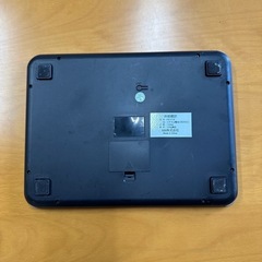 体重計　ブラックの画像