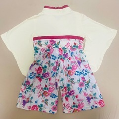 【美品】ベビー 袴 ロンパース70cmの画像