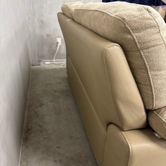 ニトリ WALL3ソファ ベージュ 3人がけの画像