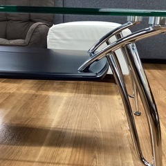 ガラスセンターテーブル【町田市再生家具】　251192の画像