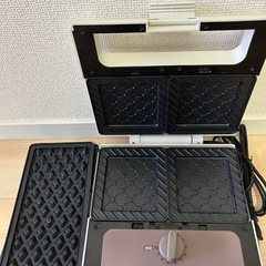 アイリスオーヤマ IMS-902-W ホワイト [マルチサンドメーカーダブルサイズ] の画像