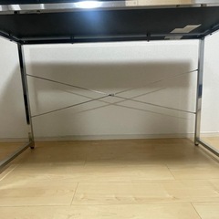 デスク（黒）横120✖️縦60✖️高さ76の画像