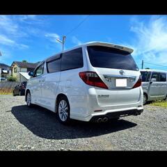 車検付き☆諸費用なし☆アルファード 240S 特別仕様☆7人乗り☆フルエアロ、カスタムマフラー☆両側パワスラ☆Bluetooth、本革ステアリングの画像