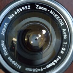 優良品　超希少　日本光学 Ai改 Zoom-NIKKOR 43-86mm F3.5の画像