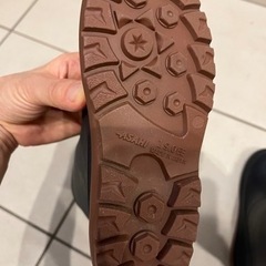 日本製　アサヒ　キッズレインブーツ　19センチの画像
