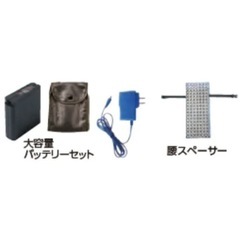 NSPオリジナル 空調服 ジャケット セットの画像
