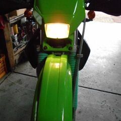 KDX200SR実働書付きチャンバー付きボロ林道入門でも2スト、引取り限定になります。の画像