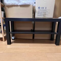 LACK ラック テレビ台, ブラック, 90x26x45 cmの画像