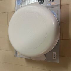 【美品】軽量土鍋風 卓上鍋 24cm（IH・ガス火対応）アイボリー｜3回使用・状態良好｜500円の画像