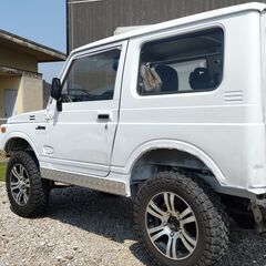 ジムニー　JA11V改　2インチUP公認　車検付き　スタッドレス付き　5MTの画像