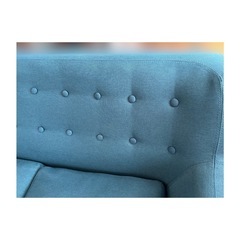 デニム柄　ソファの画像
