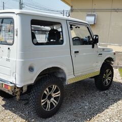 ジムニー　JA11V改　2インチUP公認　車検付き　スタッドレス付き　5MTの画像