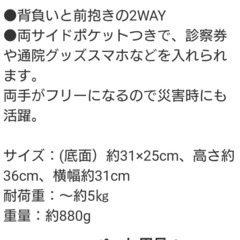 猫用キャリーリュックの画像