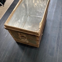 レトロ　茶箱　無償で差し上げますの画像