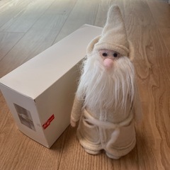 クリスマスリース　サンタクロース　テーブルランナーの画像