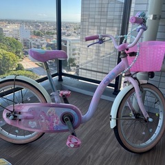 自転車ディズニープリンセス18インチ (だだんだん) 藤沢の子供用