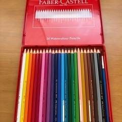 ファーバーカステル水彩色鉛筆24色の画像