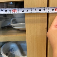 8月8日14時のお取引限定 ジャンク食器棚の画像