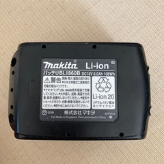 マキタ18vバッテリーの画像