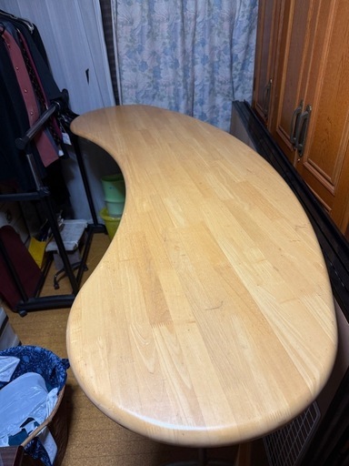 半円形テーブル　桜屋工業製